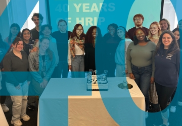 Columbia Law Human Rights Interns at a party