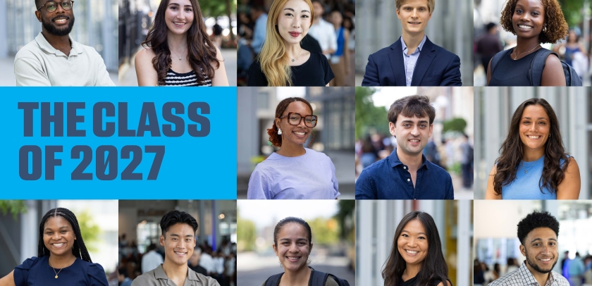 Collage of 13  law school students' faces