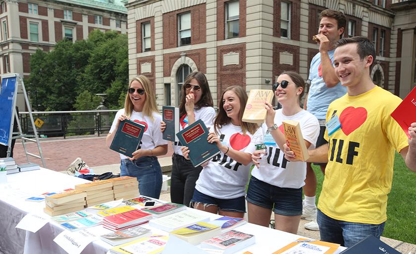 Students sell books at the PILF Book Sale