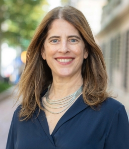 Christina D. Ponsa-Kraus smiling on College Walk