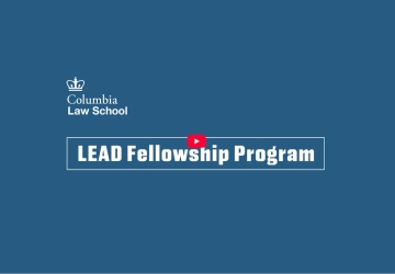 LEAD Fellowship Program video holding screen