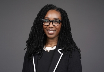 Jennifer Green in blue suit