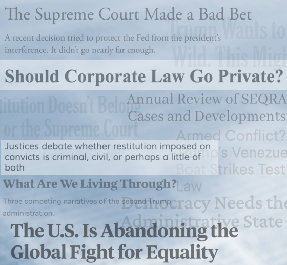 A compilation of newspaper headlines in a variety of typefaces, comprised of the headlines listed in the story below