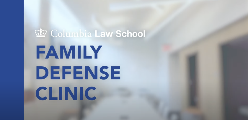 Family Defense Clinic video opening screenshot