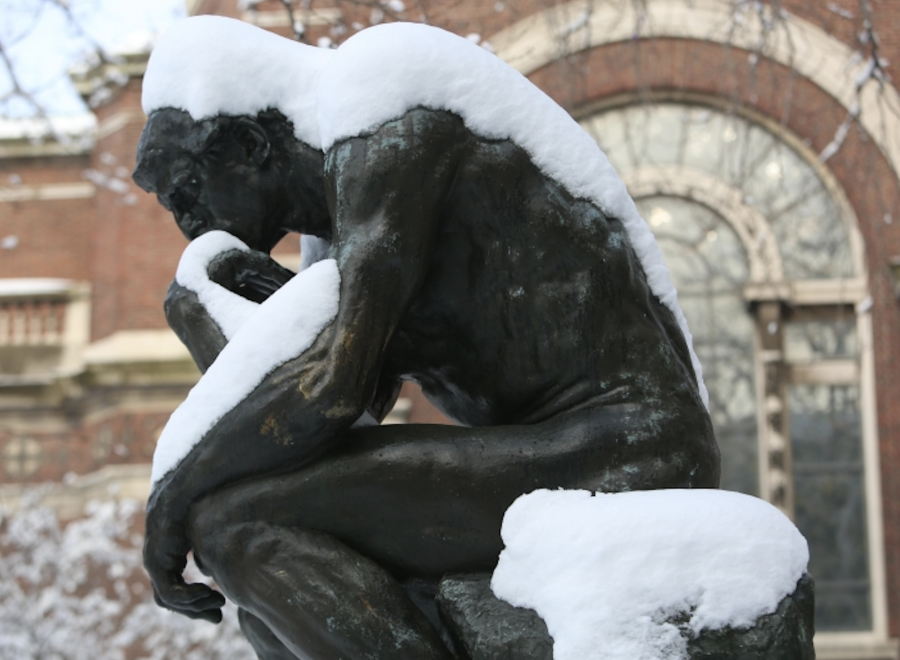 Snowy Thinker